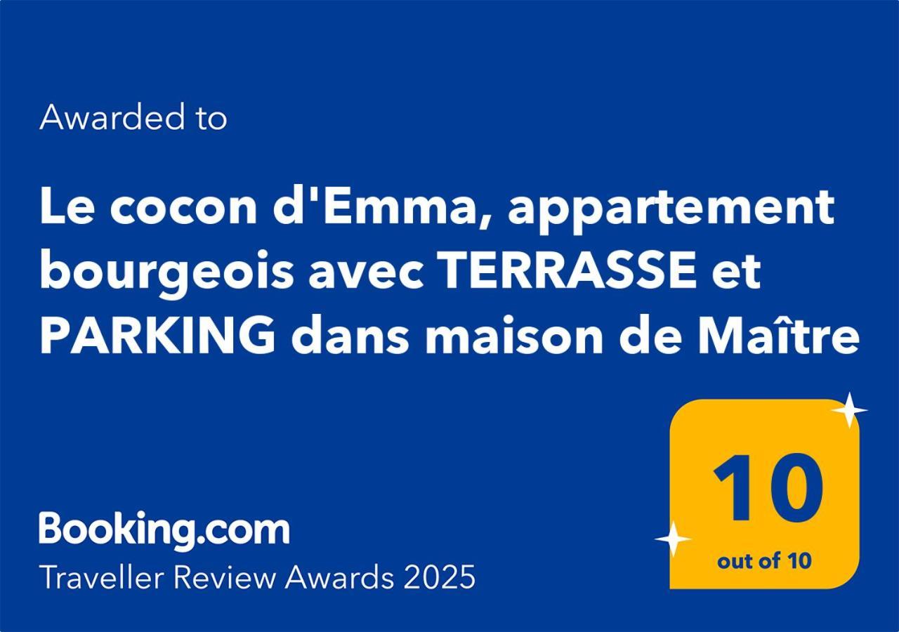 Apartment Le Cocon D'emma, Bourgeois Avec Terrasse, Et Parking Gratuit Dans Maison De Maitre